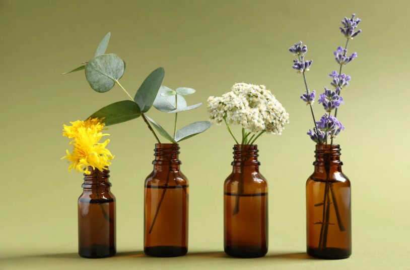Essential oils for aromatherapy massage at Oak Haven Massage