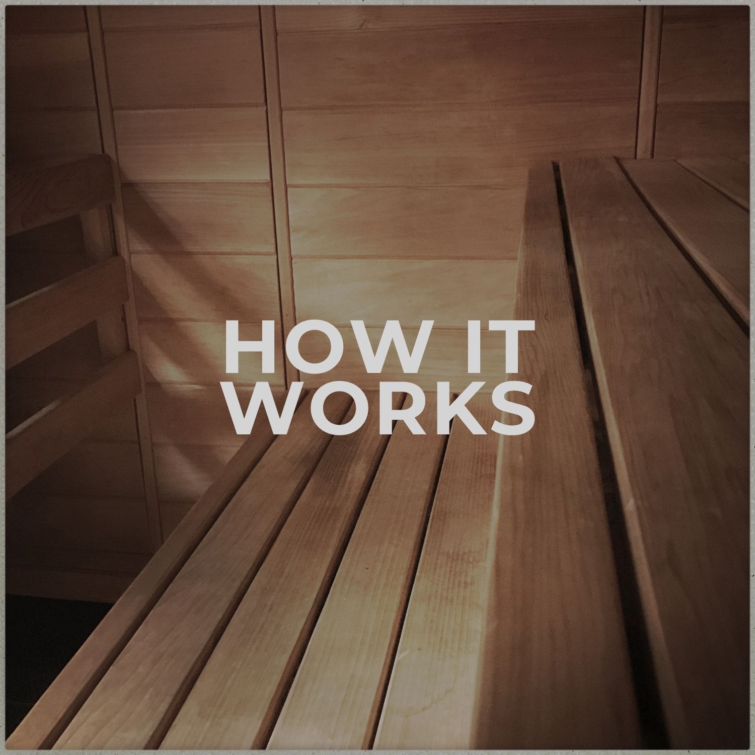 Instructions for using a wooden sauna